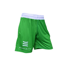 Load image into Gallery viewer, Handlelife Shorts - Green &amp; White