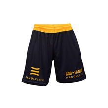 Load image into Gallery viewer, Handlelife Shorts - Black &amp; Yelllow