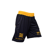 Load image into Gallery viewer, Handlelife Shorts - Black &amp; Yelllow