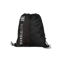 Load image into Gallery viewer, HandleLife Drawstring Bag - Logo/Stripe Typography